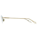 MYTH Greece αστρολογία oval cat eye gold sunglasses light green lens cool and sleek with adjustable nose pad mens and womens