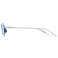 MYTH Greece αστρολογία oval cat eye metallic sunglasses blue grey lens   cool and sleek with adjustable nose pad mens and womens