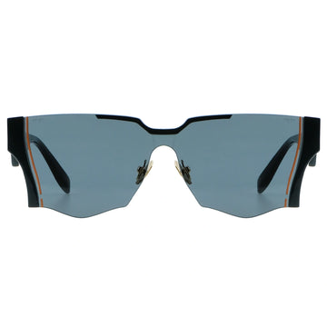 Myth Greece Bespoke one piece futuristic sunglasses bluegrey lens thick frame with adjustable nose pad mens and womens
