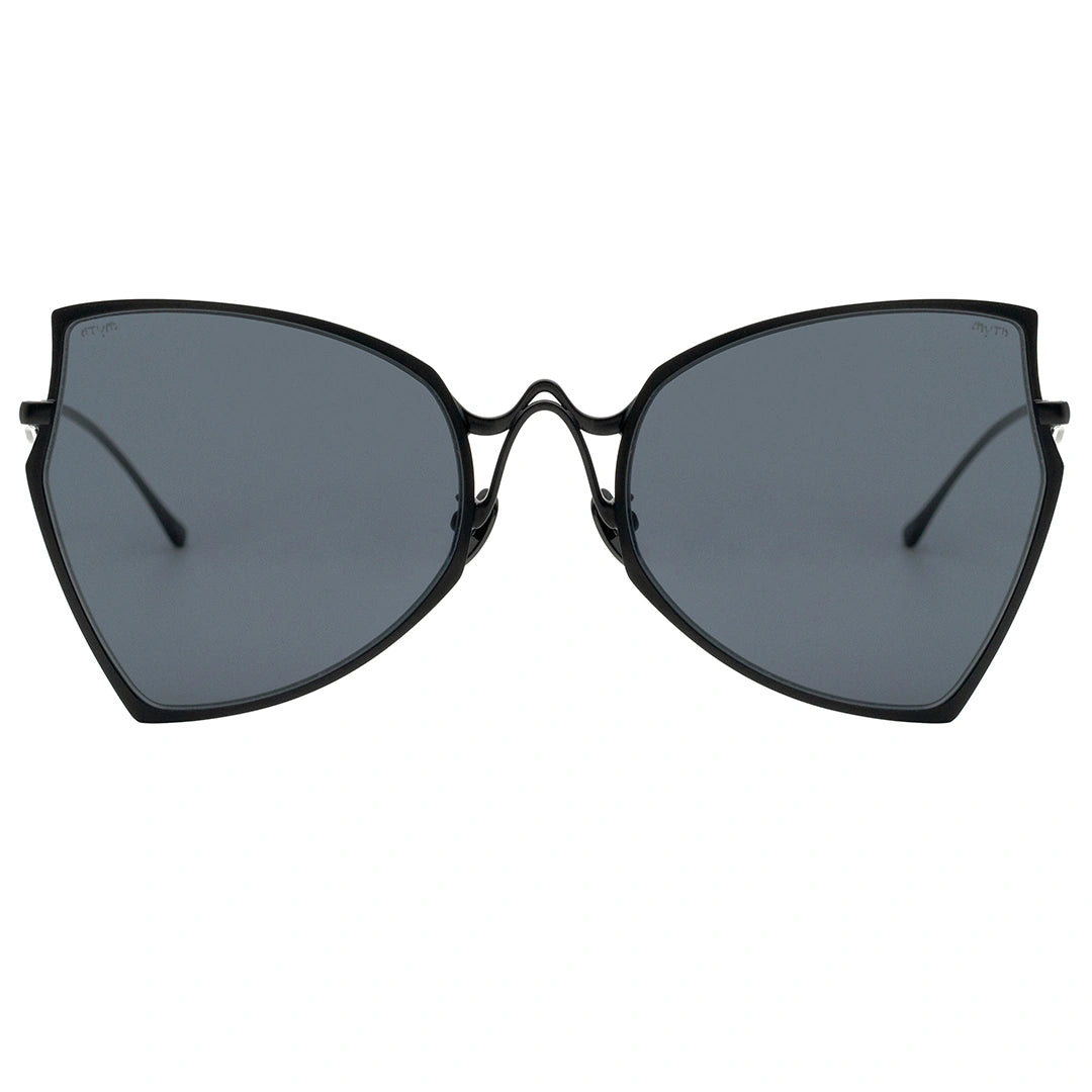 Myth greece OUTLIER butterfly shape sunglasses black metal frame with adjustable nose pad for ladies and womens
