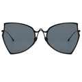 Myth greece OUTLIER butterfly shape sunglasses black metal frame with adjustable nose pad ladies and woman

