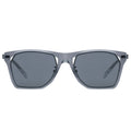 Myth Greece Turquoise square light grey lens sunglasses, futuristic sunglasses mix acetate and metal with adjustable nose pad mens and womens