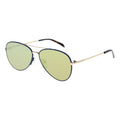 MYTH Greece AVA ZERO retro metallic aviator gold mirror sunglasses, thin metal frame sunglasses for mens and womens in sunglasses 70s
