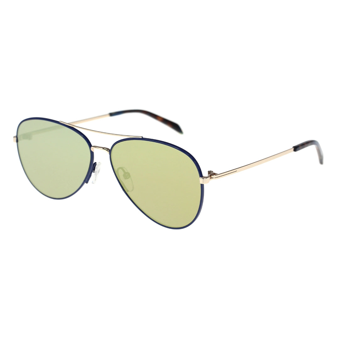 MYTH Greece AVA ZERO retro metallic aviator gold mirror sunglasses, thin metal frame sunglasses for mens and womens in sunglasses 70s
