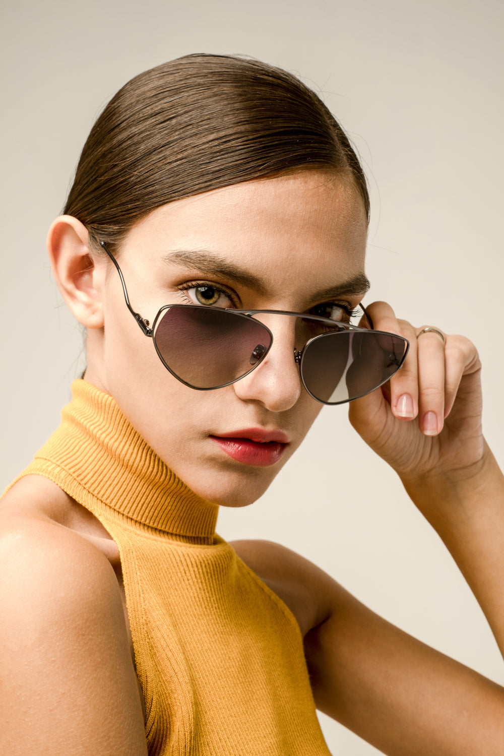 MYTH Greece ARROWS retro cat eye black sunglasses, metal frame sunglasses,  polarized sunglasses in 70s retro for womens and ladies